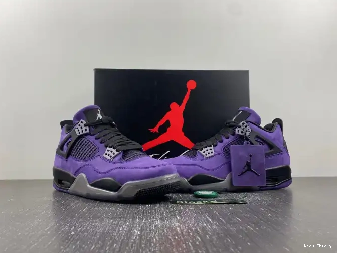 Kick Theory Purple Scott Air Travis 4 Jordan Suede x 0604
